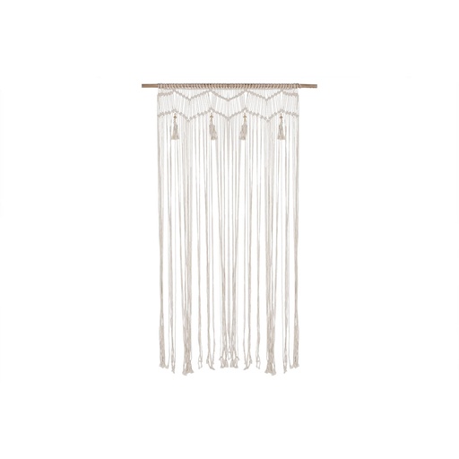 Hanging decoration Home ESPRIT White Natural 110 x 5 x 180 cm