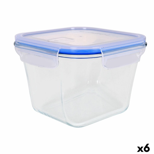 Fiambrera Quttin Cuadrada 1,8 L (6 Unidades)