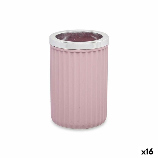 Glass Berilo 3436-4 Pink Plastic 7,5 x 11,5 x 7,5 cm (16 Units)