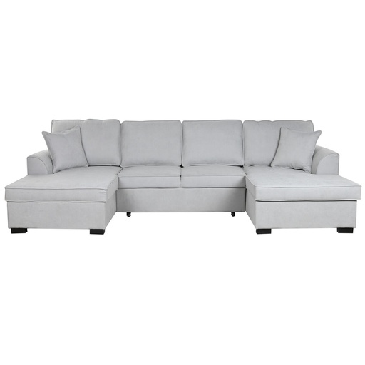 Sofá Cama Home ESPRIT Gris Moderno 298 x 154 x 92 cm