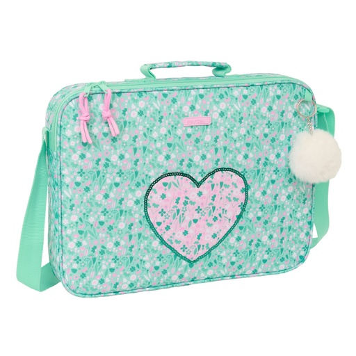 School Satchel Safta Cuore Mint 38 x 28 x 6 cm