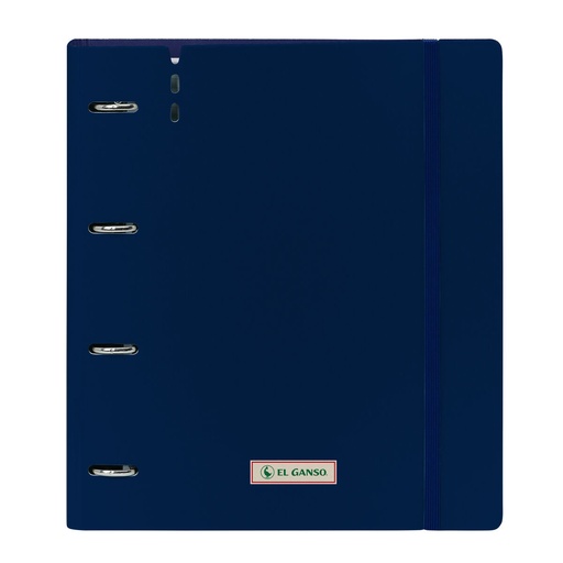 Carpeta de anillas El Ganso Eclipse Azul marino 27 X 32 X 4 cm