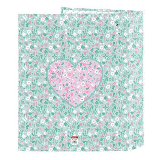Ring binder Safta Cuore Mint A4 27 x 33 x 6 cm