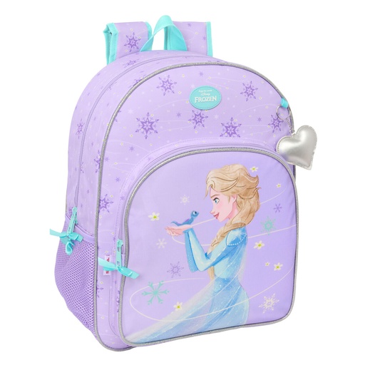 Mochila Escolar Frozen Spirit Lila 33 x 42 x 14 cm