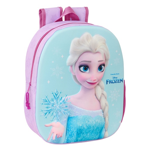 Child bag Frozen Pink Sky blue 27 x 33 x 10 cm 3D