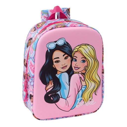 Child bag Barbie Pink 22 x 27 x 10 cm 3D