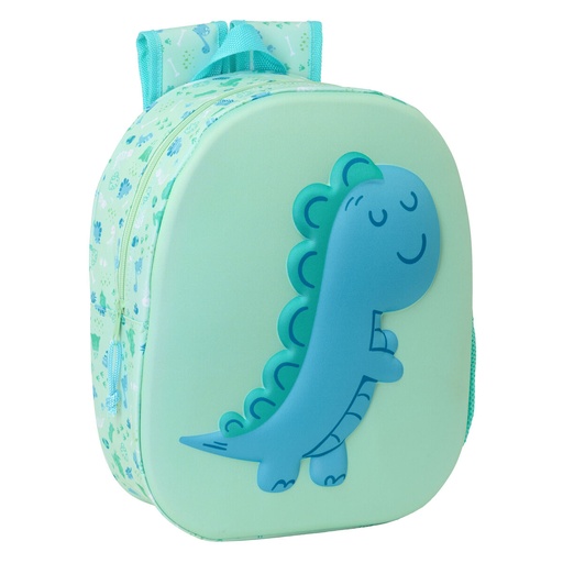 Child bag Safta Mint 27 x 33 x 10 cm 3D