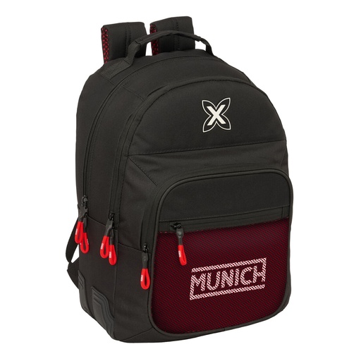 Mochila Escolar Munich Vulcan Negro 32 x 42 x 15 cm