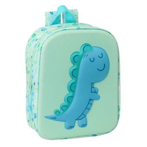 Mochila Infantil Safta Menta 22 x 27 x 10 cm 3D
