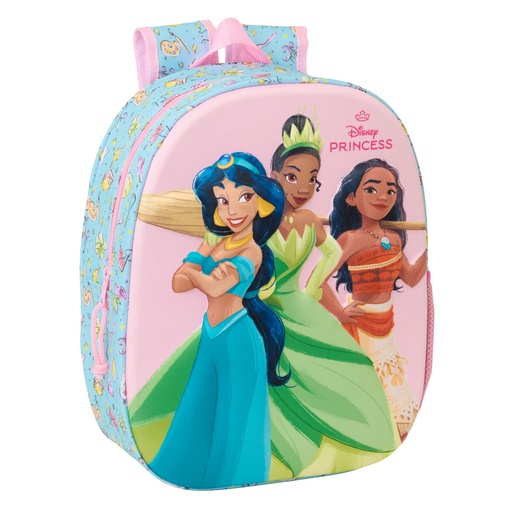 Child bag Frozen Pink Sky blue 27 x 33 x 10 cm 3D