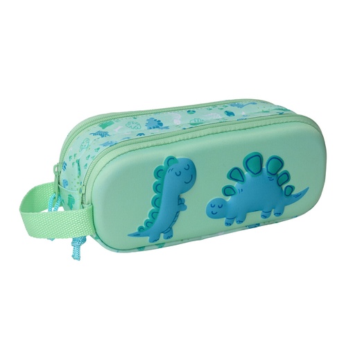 Portatodo Doble Safta Menta 21 x 8 x 6 cm 3D