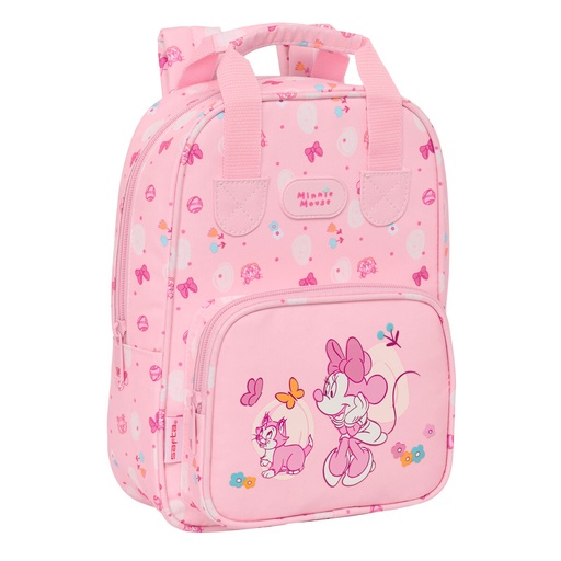 Child bag Minnie Mouse Baby Pink 20 x 28 x 8 cm