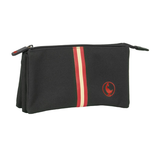 Portatodo Triple El Ganso Black Negro 22 x 12 x 3 cm