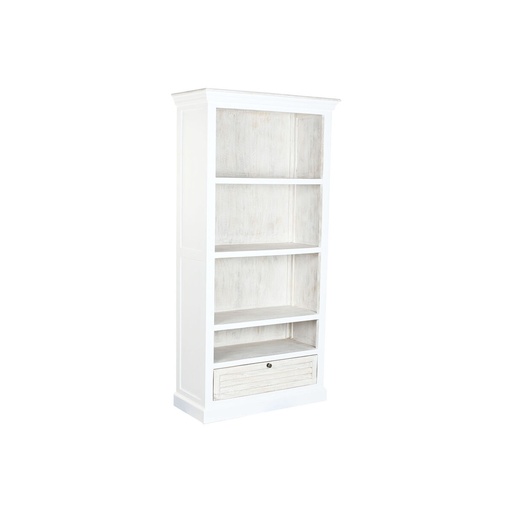 Estantería Home ESPRIT Blanco Madera de mango 90 x 40 x 180 cm
