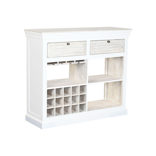 Botellero Home ESPRIT Blanco 120 x 40 x 98 cm