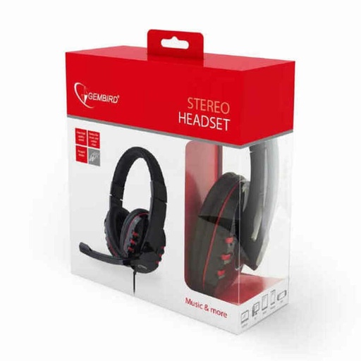 Auriculares Bluetooth con Micrófono Control Vol Negro