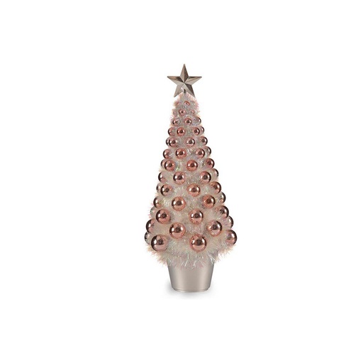 Christmas Tree Krist+ 18CH309/IRIDESCENT Pink polypropylene Plastic Iridescent 21,5 x 51 x 21,5 cm
