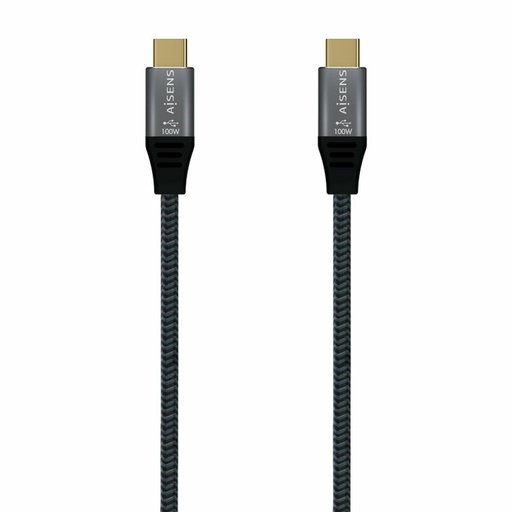 Cable USB-C Aisens A107-0628 1 m Gris (1 unidad)