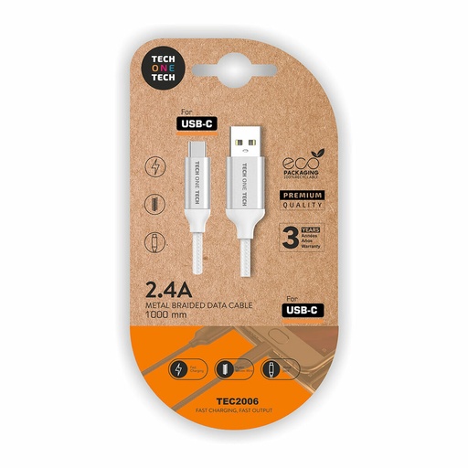 Cable USB-C a USB Tech One Tech TEC2006 1 m