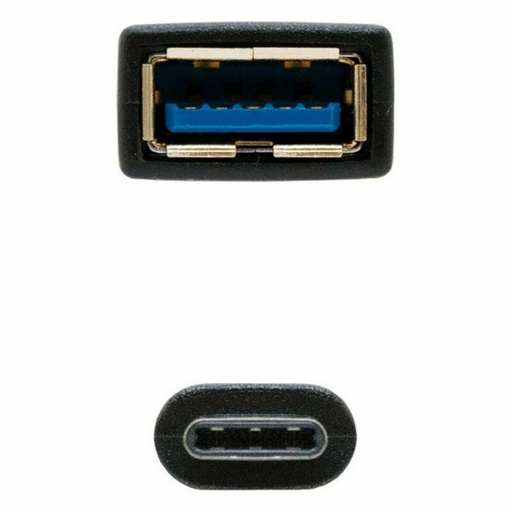 Cable USB 3.1 NANOCABLE 10.01.4201 Negro