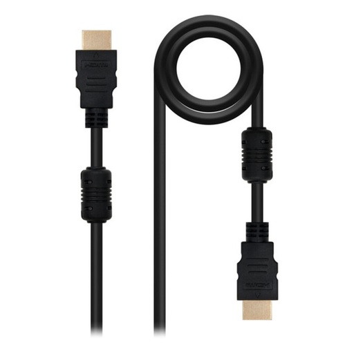 Cable HDMI NANOCABLE 10.15.1802 (1,8M) Negro