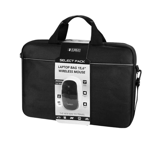 Maletín para Portátil Subblim SUB-LB-2SP0050 Negro 15,6"