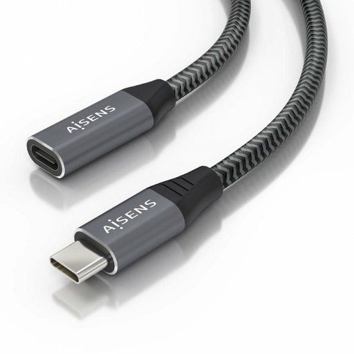 Cable Alargador USB Aisens A107-0636 Gris 2 m (1 unidad)