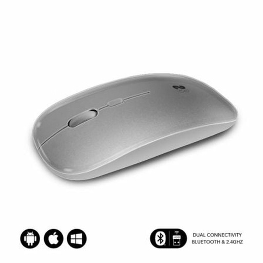 Ratón Subblim SUBMO-DFLAT22 Plateado