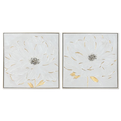 Lienzo Home ESPRIT Poliestireno Lienzo 62 x 4,5 x 62 cm