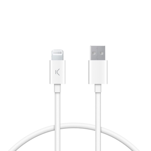 USB Cable KSIX White 1 m