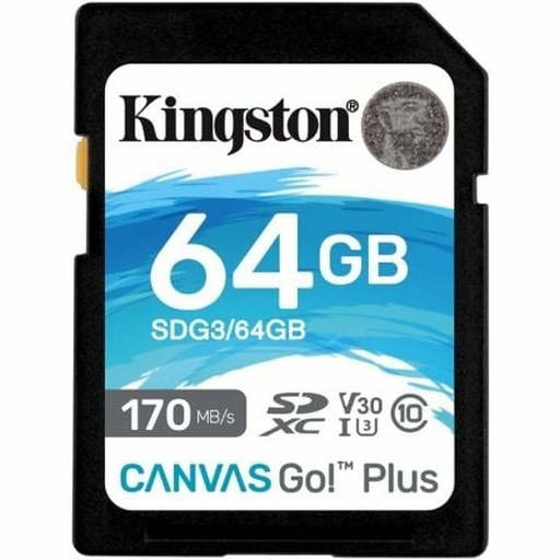 Tarjeta de Memoria SDXC Kingston Canvas Go! Plus 64 GB