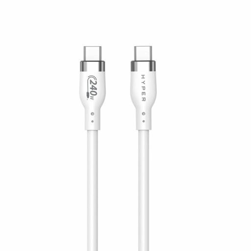 USB-C Cable Hyper HJ4002WHGL White 2 m