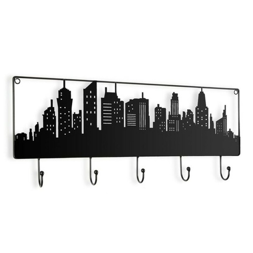 Perchero de Pared Metal (5 x 23,5 x 56,5 cm)