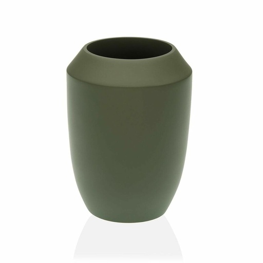 Toothbrush Holder Versa Green Resin (8,1 x 10,6 cm)