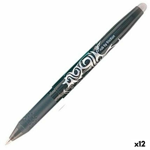 Pen Pilot Frixion Ball Erasable ink Black 0,4 mm 0,7 mm (12 Units)