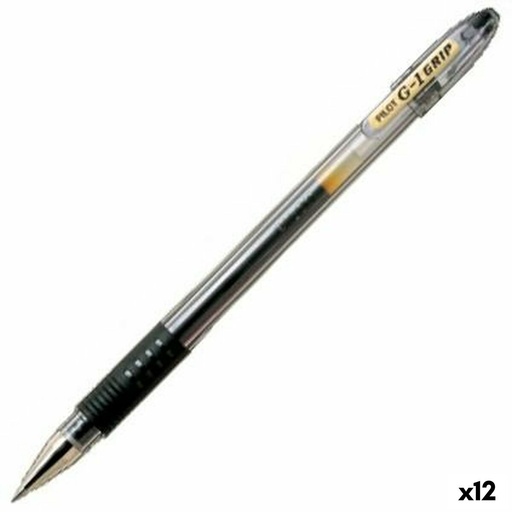 Bolígrafo Roller Pilot G-1 Negro 0,32 mm (12 Unidades)