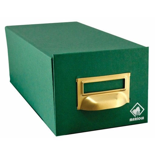 Archivador rellenable Mariola Verde Cartón 22 x 15,5 x 25 cm