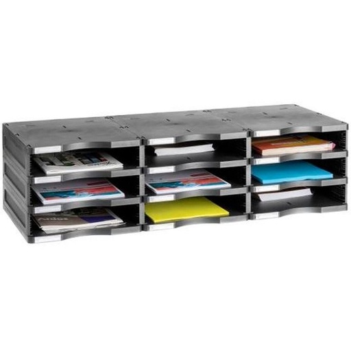 Archivador Modular Archivo 2000 Negro Poliestireno