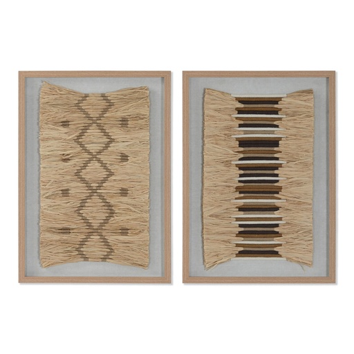 Cuadro Home ESPRIT Moderno 50 x 3,5 x 70 cm (2 Unidades)