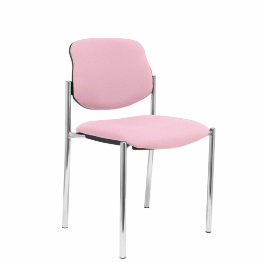 Silla de Recepción Villalgordo Piqueras y Crespo BALI710 Rosa Símil Piel