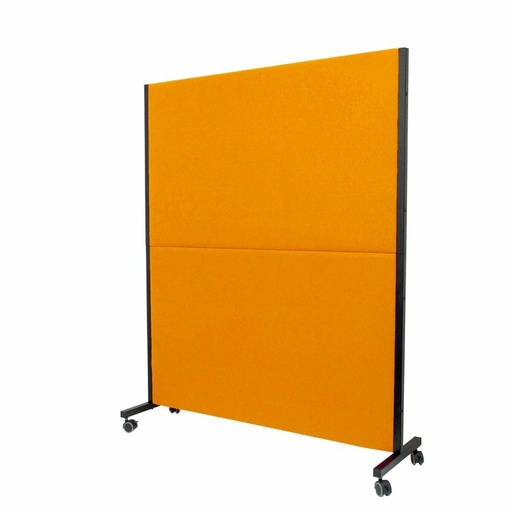 Folding screen Valdeganga Piqueras y Crespo B308RPF Orange With wheels