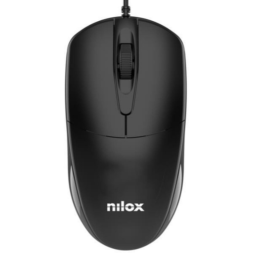 Ratón Nilox MOUSB1012 Negro 1200 DPI