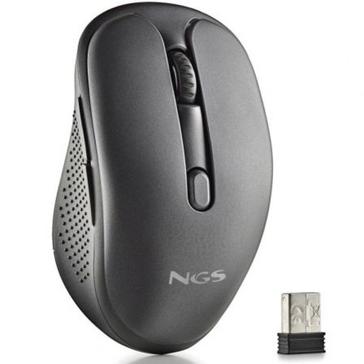 Ratón NGS EVOSPOOK Negro 1600 dpi