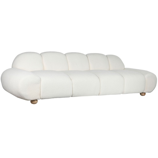 Sofá Home ESPRIT Blanco Moderno 284 x 103 x 83 cm