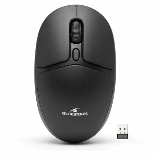 Ratón Inalámbrico Bluestork Office 25 Negro