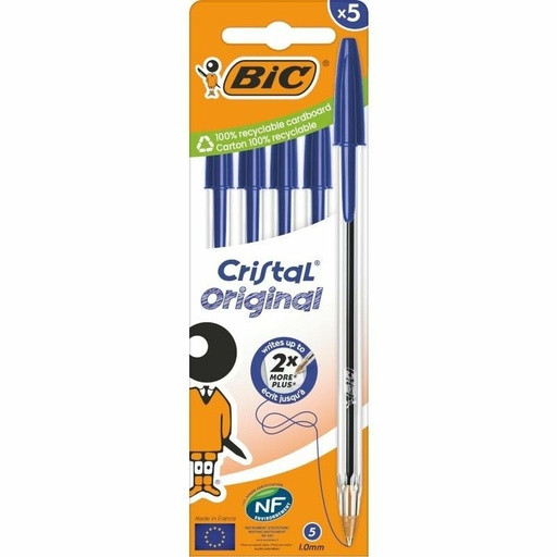 Set de Bolígrafos Bic Bic Cristal Original 516344 Azul