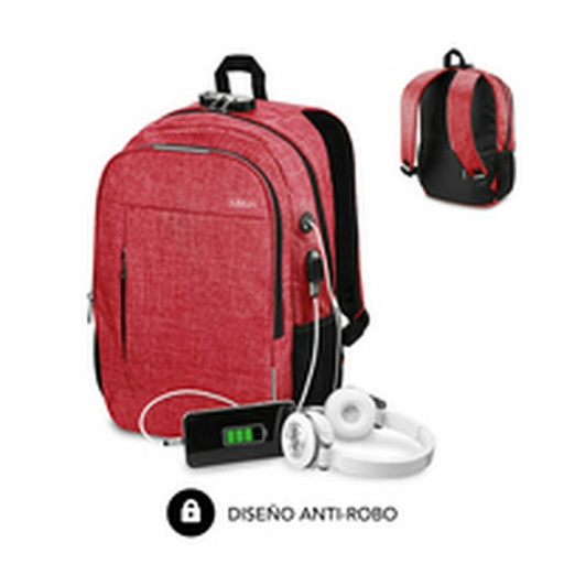 Laptop Backpack Subblim Red (Refurbished A)