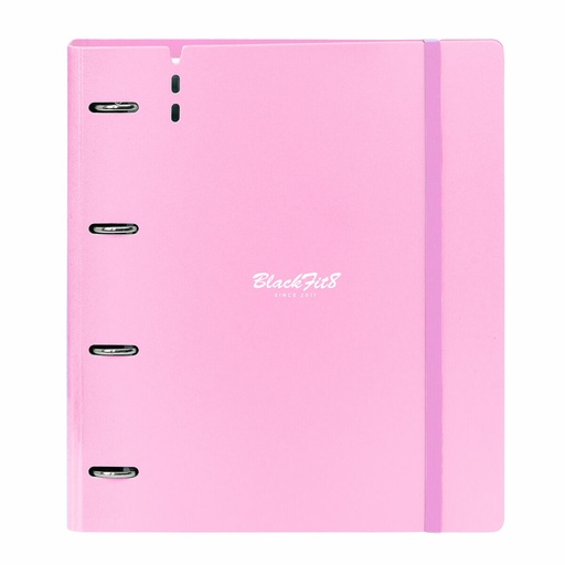Carpeta de anillas BlackFit8 Smile Azul Rosa 27 X 32 X 4 cm