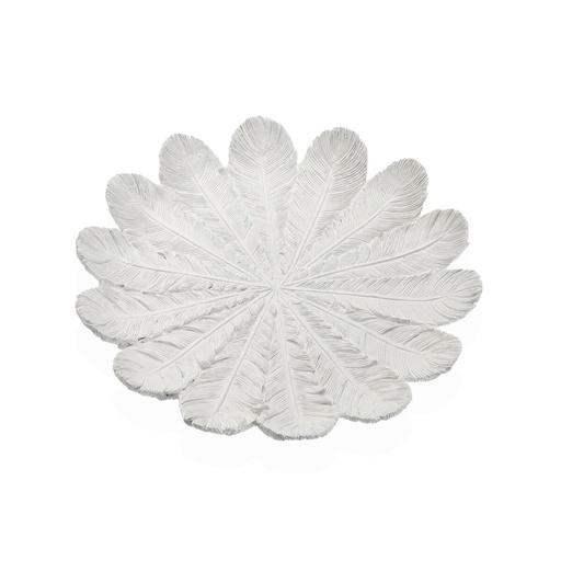 Centerpiece Versa White Flower 2,3 X 24,2 X 30 CM