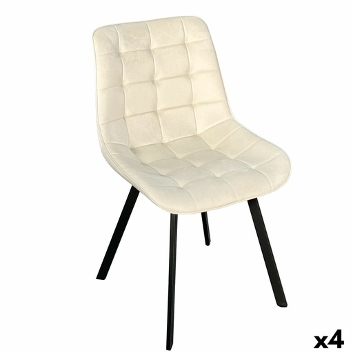 Silla Versa RHODES  Beige 55 x 82 x 51 cm (4 Unidades)